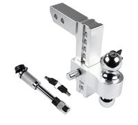 AP03 Remorque Hitch Receiver de 2 Pouces Compatible avec Divers véhicules 8 Pouces Régal réglable Rise Hitch 12500 GTW Capacité de Poids
