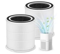 AP301 Lot de 2 filtres de rechange, compatibles avec le purificateur d'air Dayette AP-301 pour grande pièce, filtre HEPA H13, système de filtration à 4 étapes