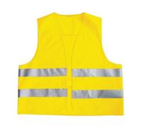 APA 31071 Gilet de sécurité en 471 livré dans Une Pochette en Tissu (Jaune Fluo)