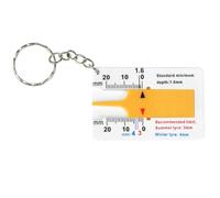 APA 31343 Jauge de profondeur pour pneu analogique Plage de mesure de profondeur 0 - 20 mm