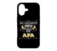 APA Grandpa My Favorite People Call Me APA Coque pour iPhone 17