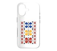 APA Hrana Energie Motifs d'art Folklorique Traditionnel roumain Coque pour iPhone 17