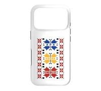 APA Hrana Energie Motifs d'art Folklorique Traditionnel roumain Coque pour iPhone 17 Pro