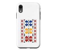 APA Hrana Energie Motifs d'art Folklorique Traditionnel roumain Coque pour iPhone XR