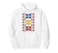 APA Hrana Energie Motifs d'art Folklorique Traditionnel roumain Sweat à Capuche