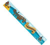 Apac - Pirate - Drapeau, Film plastique, Joyeux anniversaire SG38164 (Taille unique) (Coloré)