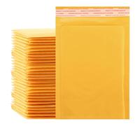 APACALI 50pcs Enveloppe Bulle B5, enveloppes matelassées en bulles Kraft avec fermeture auto-adhésive, enveloppes kraft matelassées pour expéditions Marron