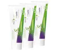 ApaCare OraLactin Dentifrice, 3×75 ml avec hydroxyapatite (« émail liquide »), fluor & ingrédients probiotiques, pour la reminéralisation, le soin des dents sensibles, vegan & sans dioxyde de titane