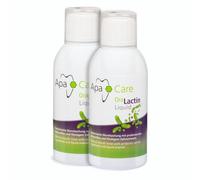 ApaCare OraLactin Liquid Bain de Bouche Flore Buccale Hydratant 2x200ml | Bain de bouche médical à l'émail liquide, aux pré/postbiotiques et à l'acide hyaluronique, pour flore buccale et gencives.