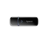 Apacer AH355 64 Go 64 Go USB 3.0 (3.1 Gen 1) USB Type-A Connector Black USB Flash Drive - USB Flash Drives (64 Go, 3.0 (3.1 Gen 1), USB Type-A Connector, Cap, 7.8 g, Black)