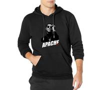 Apache 207 Merch Essential Hoody Unisex Cotton Black Tops Hoodie XXL