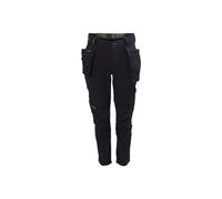 Apache Calgary Noir Extensible Étui Holster Pantalon Taille 38in Jambe 33in