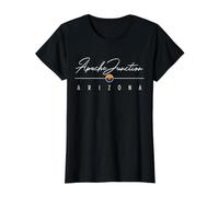 Apache Junction Arizona (AZ) T-Shirt Graphique avec Valeur, Femme, Noir, L