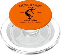 Apache Junction Arizona Dancing Kokopelli Design Vieilli PopSockets PopGrip pour MagSafe