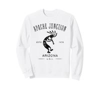 Apache Junction Arizona Dancing Kokopelli Design Vieilli Sweatshirt