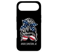 Apache Junction AZ Messy Hair Bun Ribbon Lunettes de Soleil Coque pour iPhone Air