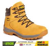 APACHE Nubuck Imperméable Sécurité Randonneur Embout en Acier Semelle Composite