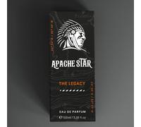 APACHE STAR The Legacy Eau de Parfum 100 ml | Parfum pour homme | Ledrig, épicé et chaud, cardamome, cuir, ambre, fort et durable, parfum masculin pour homme