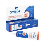 Apaise et hydrate le contour du nez irrité - STERIMAR Crème Soin à l'Algue Bleue, formule non grasse, dès 3 ans, 12,5mL - Lot de 3
