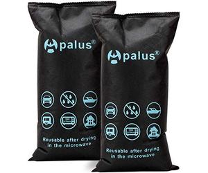 Apalus Sac Absorbeur d'Humidité, Automatique et Réutilisable, sans DMF, Dégivreur au Gel de Silice, Désodorisant pour Voiture, Empêche Buée, Condensation et Gel sur les Vitres (2 Sacs x 1KG)