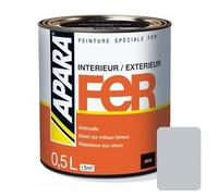 APARA Peinture Fer Satin 0.5 litre Gris clair (RAL 7035)