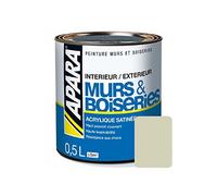 APARA Peinture intérieure couleur, acrylique satinée 2.5 litres Béton