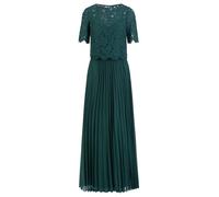APART Fashion Abendkleid mit Spitzenjacke Robe, Vert foncé, 46 Femmes