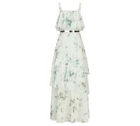 APART Fashion Chiffonkleid Robe, Jade Multicolore, 36 Femmes