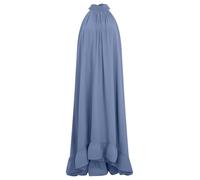 Apart Robe élégante en Mousseline de Soie avec Ourlet à Volants