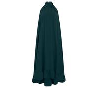 Apart Robe en Mousseline de Soie mi-Longue avec Effet superposé, eméraude, 48