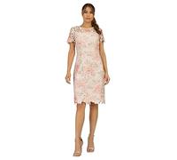ApartFashion Courte en Dentelle Robe de soirée Formelle, Poudre Multicolore, 36 Femme
