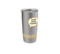 Apathie Politique Démocratie Gobelet isotherme en acier inoxydable double paroi