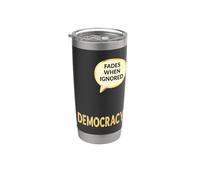 Apathie Politique Démocratie Gobelet isotherme en acier inoxydable double paroi