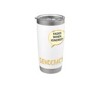 Apathie Politique Démocratie Gobelet isotherme en acier inoxydable double paroi