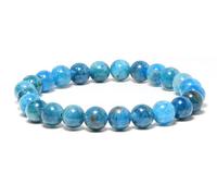 Apatite Bleue 8mm Pierre Naturelle Bracelet Femmes (8mm)