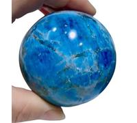 Apatite Quartz Ball Sphere Gemstone Ornament Crystal Stone Sculpture for Divination Wiccan Witchcraft Feng Shui Decor,40~50mm