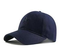 APAYAN Casquette Homme Coton Grosse Tête Homme Grande Taille Baseball Chapeaux Hommes en Plein Air Plus Taille Casquettes De Sport Papa Oversize Camionneur Casquette-Bleu Marine-61 À 65 Cm