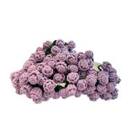 APAYAN Plaid canapé Couverture De Bouquet De Fleurs, Produit Fini, Couvertures De Bouquet De Roses Au Crochet, Cadeaux-Violet