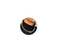 APaztip Collier avec initiale A-Z pour homme - Chaîne à maillons cubains - Cadeau - Pendentif en acier inoxydable poli - Doré/argenté - 6,5 mm - 40,6 cm + 5,1 cm, Initial R, Acier inoxydable, Pas de