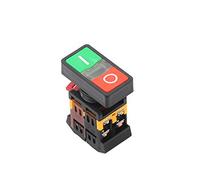 APBB-22N-25N PPBB-30N Interrupteur à double bouton-poussoir Start-Stop avec lampe à LED interrupteur industriel (Color : Apbb-fang, Size : 220V)