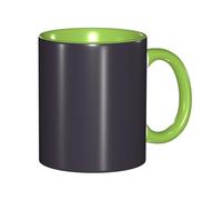 Apbdffjnf Blade - Tasses à café en céramique avec poignée pour le bureau et la maison, 325 ml, vert
