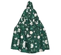 Apbdffjnf Cape à capuche épaisse avec imprimé herbe et colombe - Unisexe - Douce et élastique - Pour Halloween - Pour homme et femme