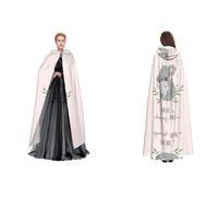 Apbdffjnf Cape à capuche mystérieuse avec imprimé maman koala mignon pour Halloween, fête, Noël, cosplay