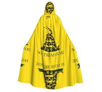 Apbdffjnf (Ne marchez pas sur moi) Cape à capuche épaisse unisexe avec capuche, cape d'Halloween pour femmes et hommes, douce et élastique