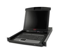 APC 17p Rack LCD Console with Integrated 16 Port Analog KVM Switch