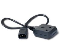 APC Power Cord, C14 to BS1363 (UK), 0.6m