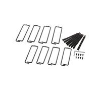 APC AR7707 : Anneau de gestion de câbles Noir, Code SH 39239000 pour organisation de câblage en rack informatique.