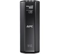 APC Back UPS PRO 1500VA Puissance - BR1500G-FR - incl. 150.000 Euro assurance de protection des appareils (6 sorties France, fonction d'économie d'énergie, écran multifonctions)