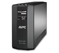 APC Back-UPS RS Commande principale LCD 700 - Onduleur - CA 120 V - 420 watt - 700 VA - monophasé - USB - connecteurs de sortie : 6 - noir - APC Take-Back - pour P/N: AR106, AR106SH4, AR106SH6, AR109S