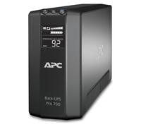 APC Back-UPS RS Commande principale LCD 700 - Onduleur - CA 120 V - 420 watt - 700 VA - monophasé - USB - connecteurs de sortie : 6 - noir - APC Take-Back - pour P/N: AR106, AR106SH4, AR106SH6, AR109S